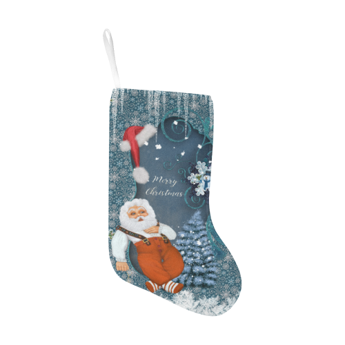 Funny Santa Claus Christmas Stocking (Without Folded Top)