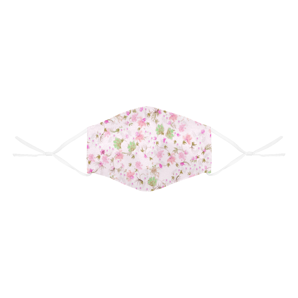 flowers-9 3D Mouth Mask with Drawstring (Pack of 5) (Model M04)
