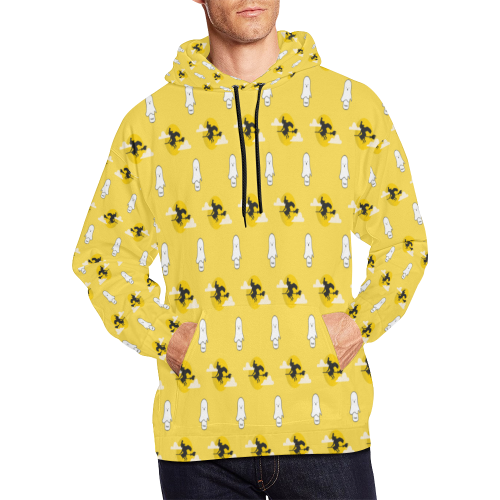 Happy Halloween All Over Print Hoodie for Men/Large Size (USA Size) (Model H13)