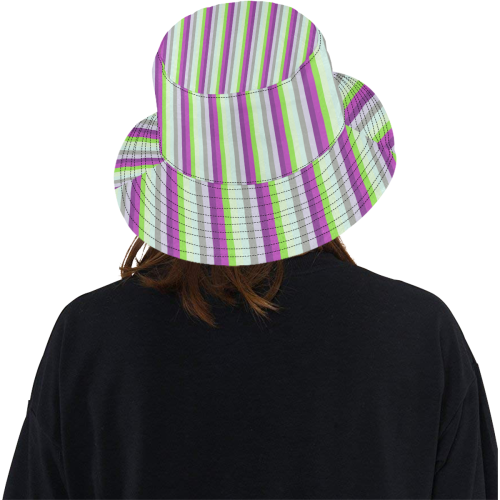 Fun Stripes 4 All Over Print Bucket Hat