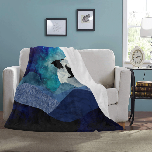 Night In The Mountains Ultra-Soft Micro Fleece Blanket 50"x60"
