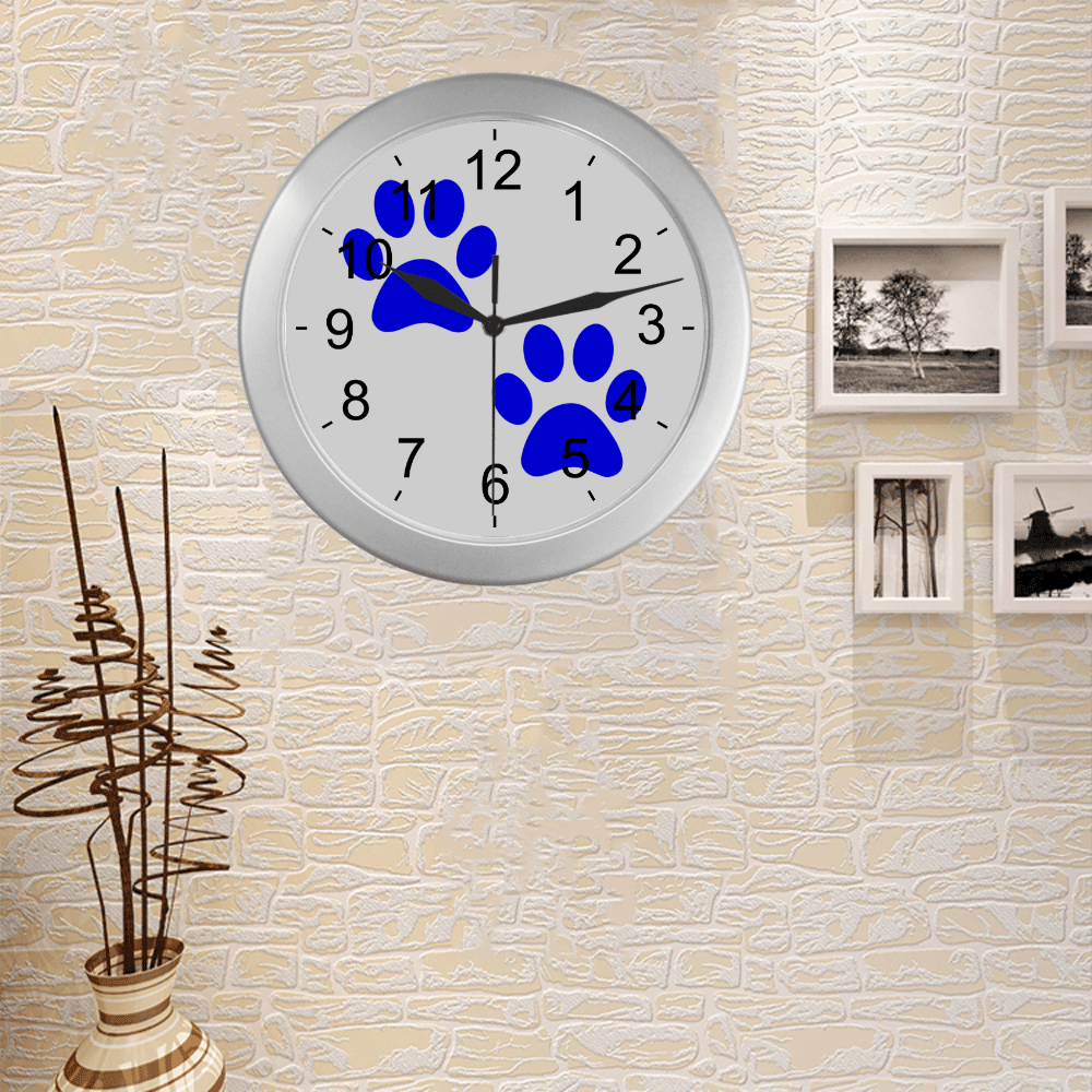 bb 9565 Silver Color Wall Clock