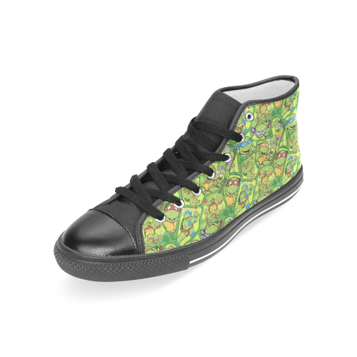 Teenage Mutant Ninja Turtles (TMNT) Women's Classic High Top Canvas Shoes (Model 017)