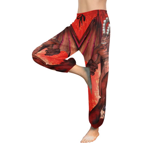 Awesome fantasy creature Women's All Over Print Harem Pants (Model L18)
