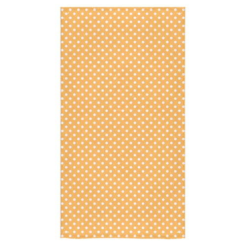 Yellow orange polka dots Bath Towel 30"x56"