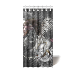 Aweswome steampunk horse with wings Shower Curtain 36"x72"