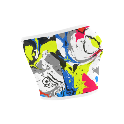 Colorful distorted shapes2 Bandeau Top