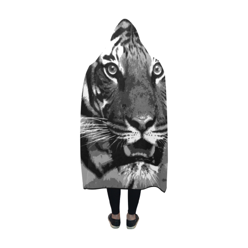 TIGER 15 Hooded Blanket 60''x50''