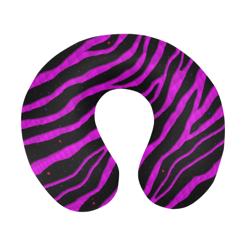 Ripped SpaceTime Stripes - Pink U-Shape Travel Pillow