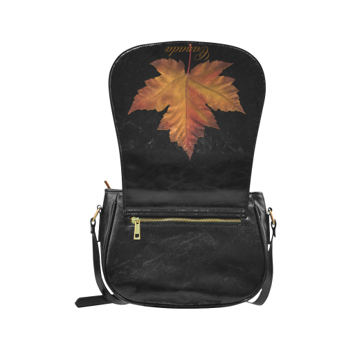 Canada Maple Leaf Classic Saddle Bag/Small (Model 1648)