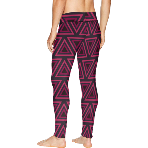 Tribal Ethnic Triangles All Over Print Meggings (Model L38)