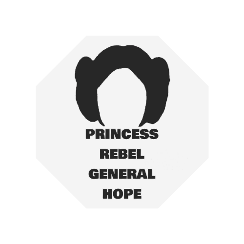 Leia - Rebel, Princess, General & Hope Anti-UV Auto-Foldable Umbrella (Underside Printing) (U06)