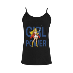 Girl Power (She-Ra) Women's Spaghetti Top (USA Size) (Model T34)