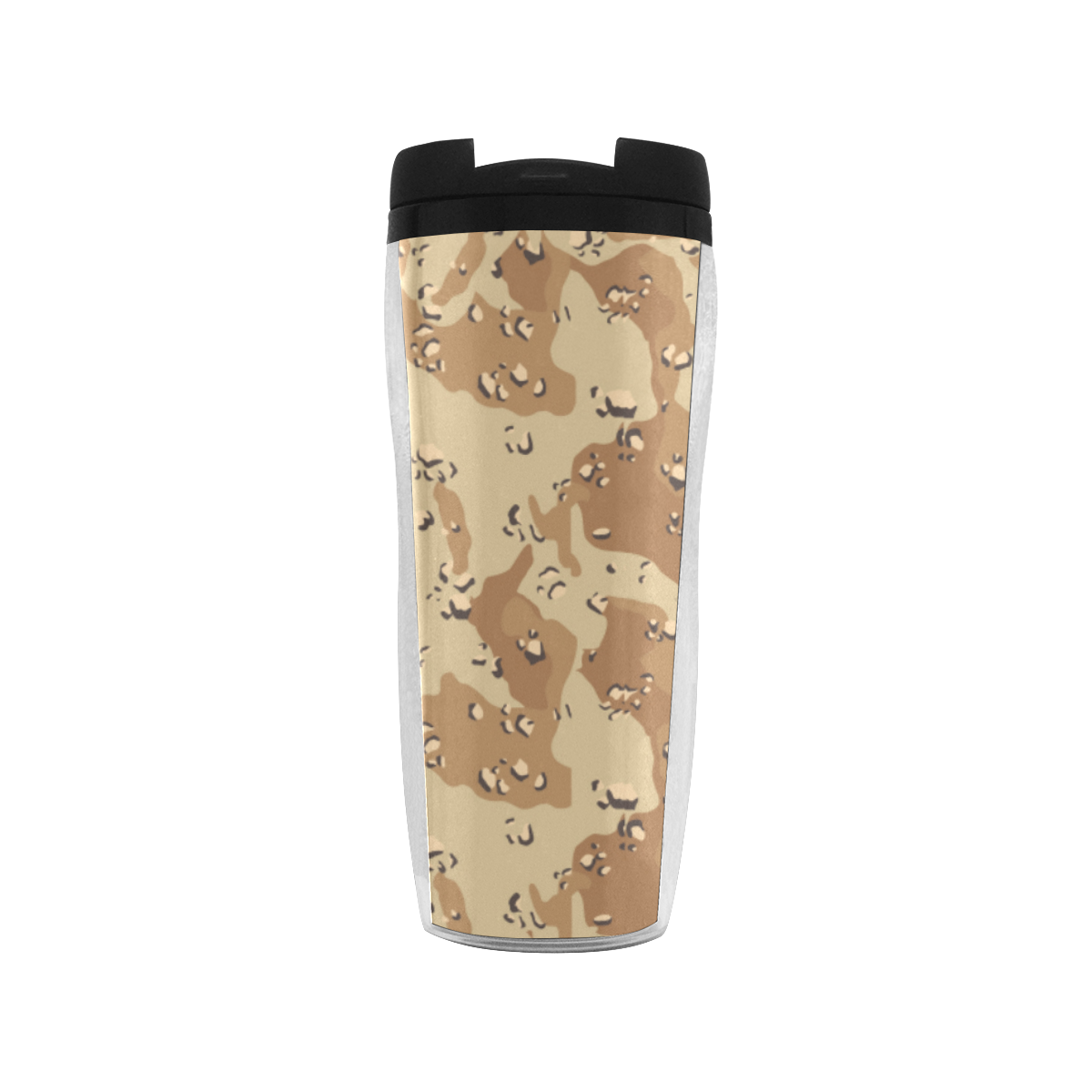 Vintage Desert Brown Camouflage Reusable Coffee Cup (11.8oz)