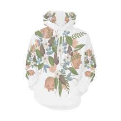 Bouquet Hoodie All Over Print Hoodie for Men (USA Size) (Model H13)