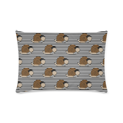 Escargot ~ French Snail Custom Zippered Pillow Case 16"x24"(Twin Sides)