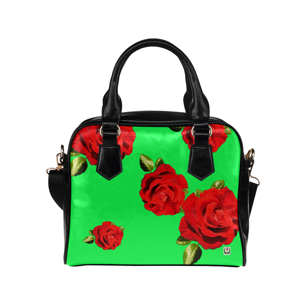 Fairlings Delight's Floral Luxury Collection- Red Rose Shoulder Handbag 53086h15 Shoulder Handbag (Model 1634)