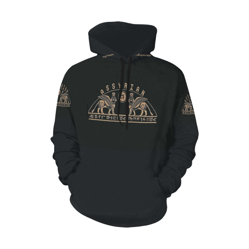 ASSYRIAN All Over Print Hoodie for Men (USA Size) (Model H13)