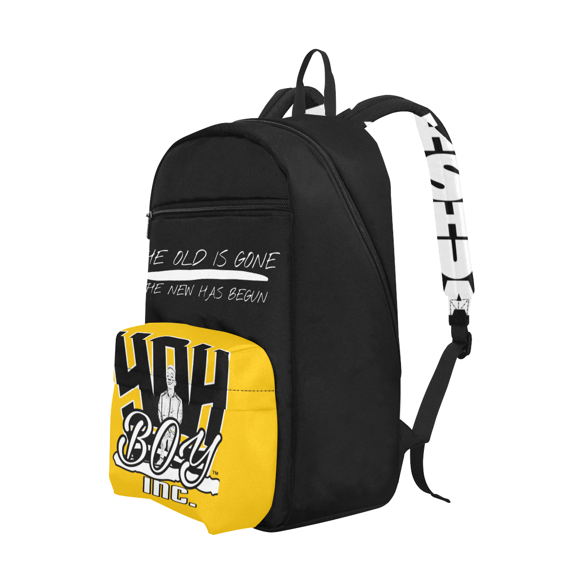 YahBoy Inc. Yellow Large Capacity Travel Backpack (Model 1691)