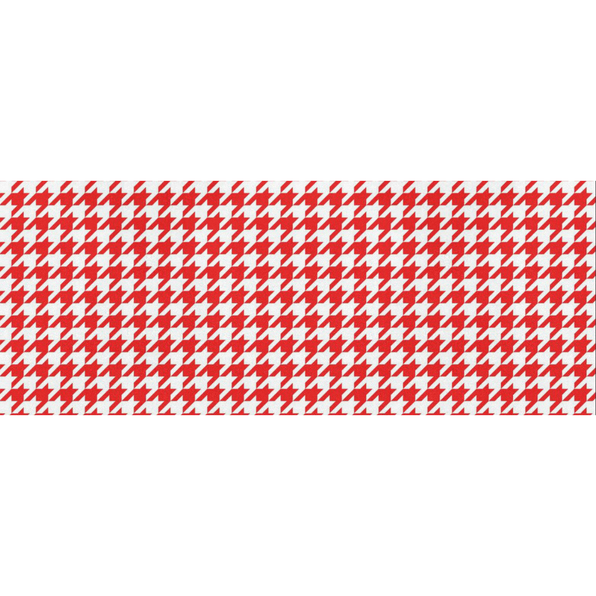 Friendly Houndstooth Pattern,red by FeelGood Gift Wrapping Paper 58"x 23" (3 Rolls)