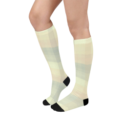 Like a Candy Sweet Pastel Pattern Over-The-Calf Socks