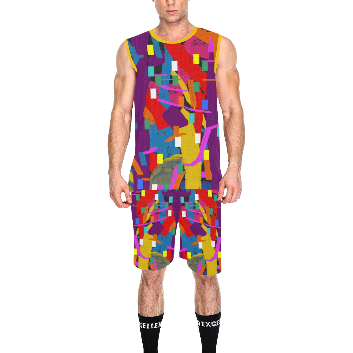 CONFETTI NIGHTS 2 All Over Print Basketball Uniform