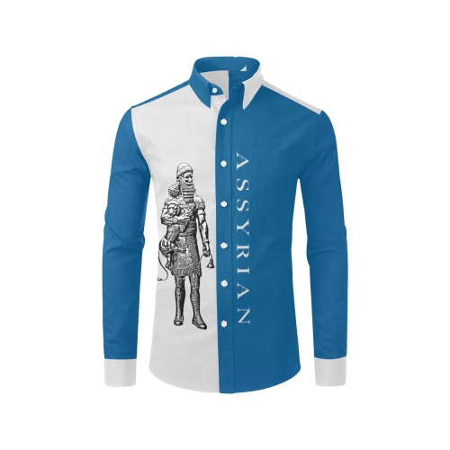 GIlgamish Men's All Over Print Casual Dress Shirt (Model T61)