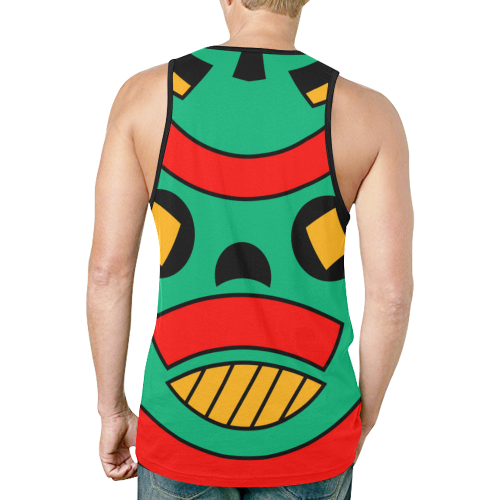 African Scary Tribal New All Over Print Tank Top for Men (Model T46)