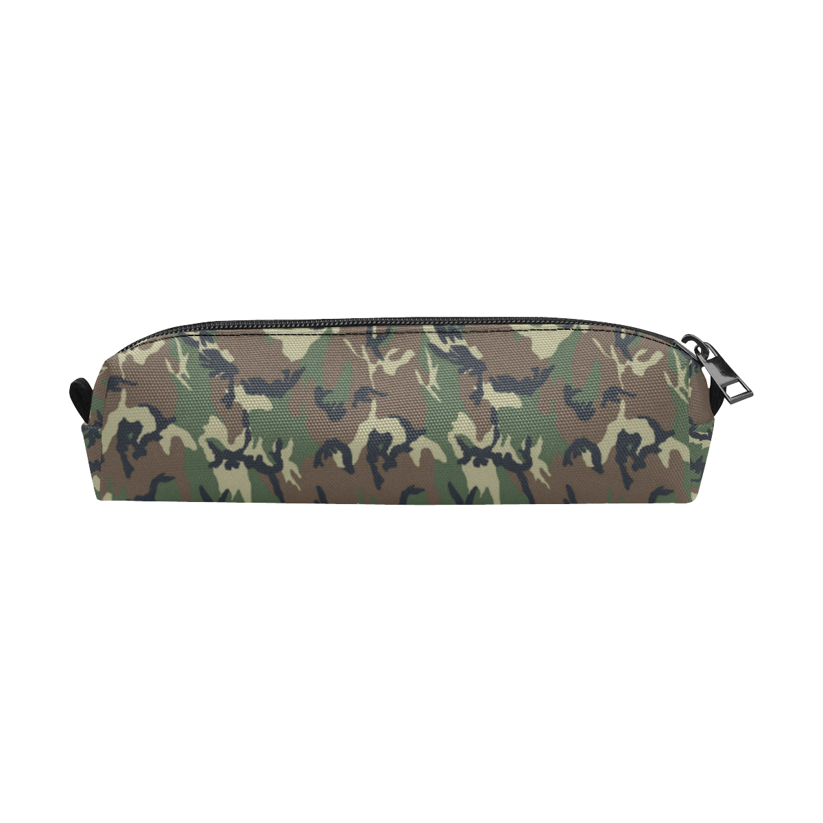 Woodland Forest Green Camouflage Pencil Pouch/Small (Model 1681)