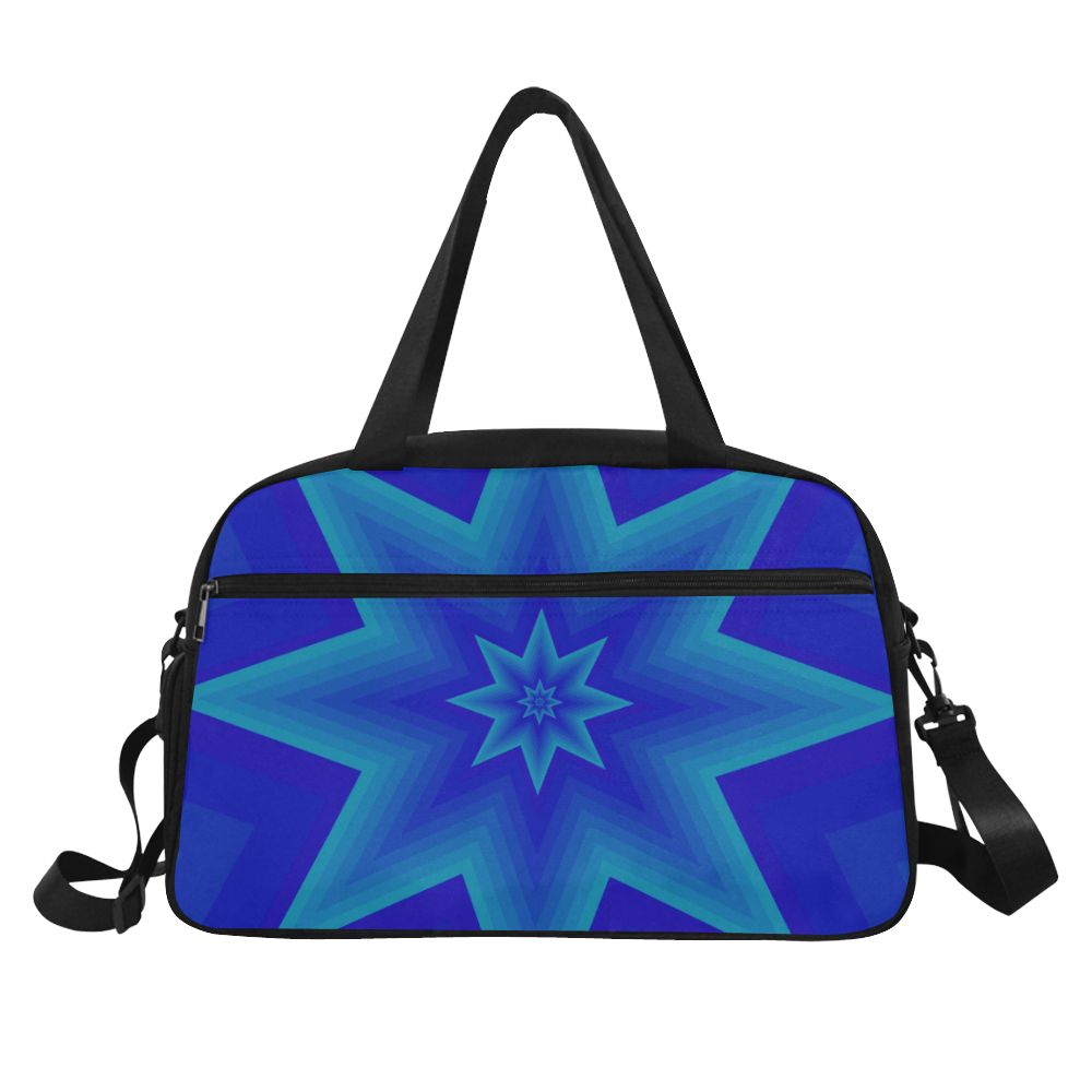 Royal blue mystic star Fitness Handbag (Model 1671)