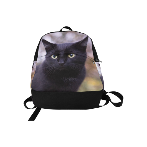 Black cat by JamColors Fabric Backpack for Adult (Model 1659)