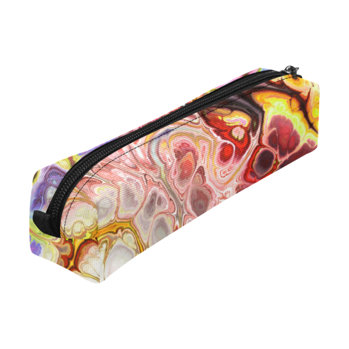 Colorful Marble Design Pencil Pouch/Small (Model 1681)