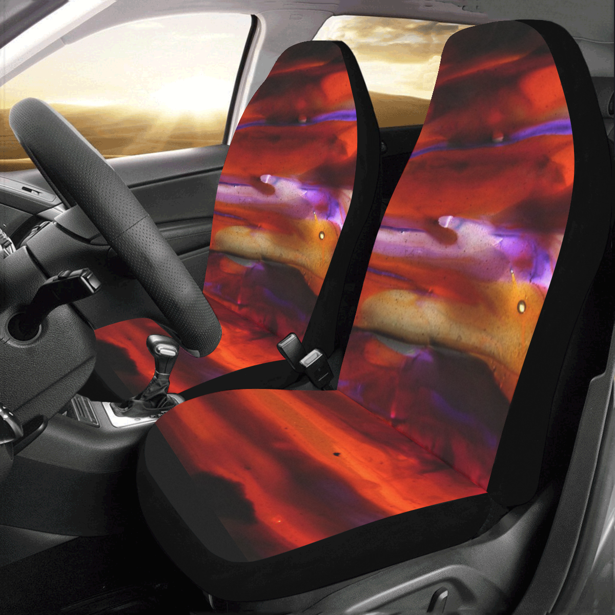 melted me Car Seat Covers (Set of 2)