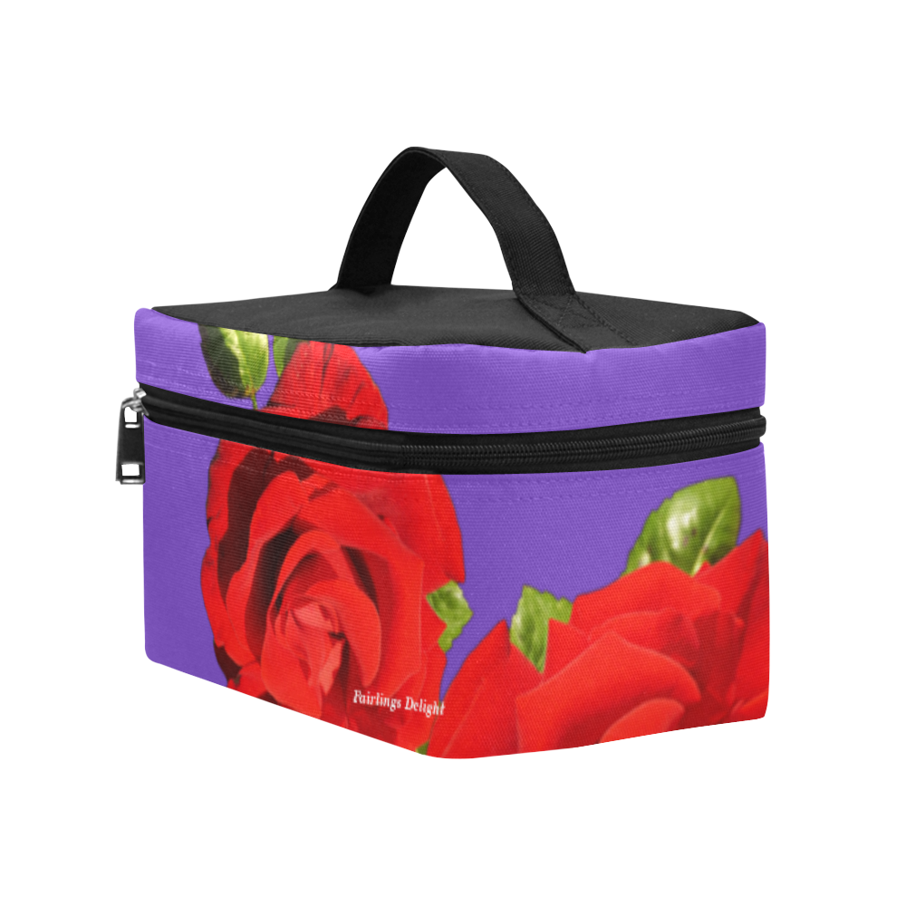 Fairlings Delight's Floral Luxury Collection- Red Rose Lunch Bag/Large 53086a8 Lunch Bag/Large (Model 1658)