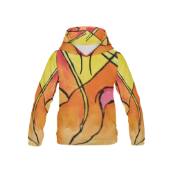 ABSTRACT All Over Print Hoodie for Kid (USA Size) (Model H13)