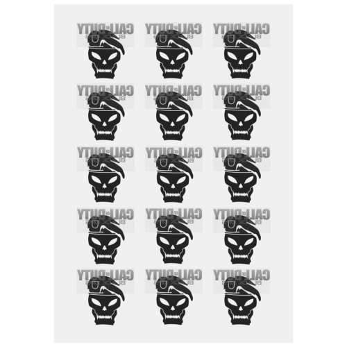 COD BO Personalized Temporary Tattoo (15 Pieces)