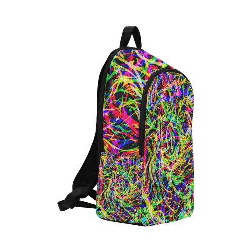 colorful abstract pattern Fabric Backpack for Adult (Model 1659)