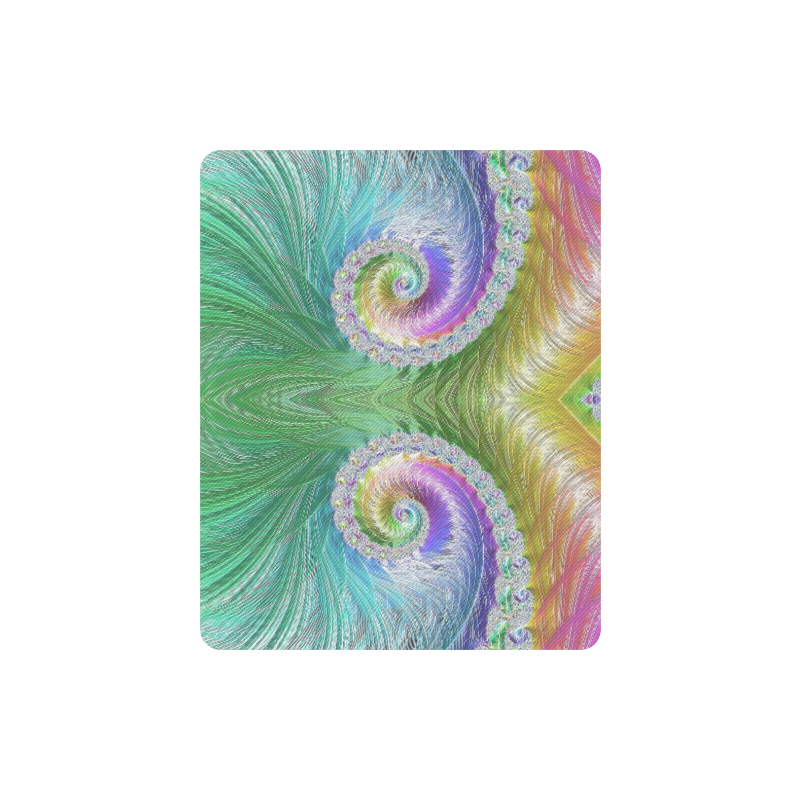 Frax Fractal Rainbow Rectangle Mousepad