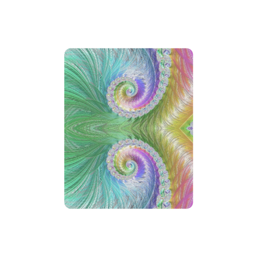 Frax Fractal Rainbow Rectangle Mousepad