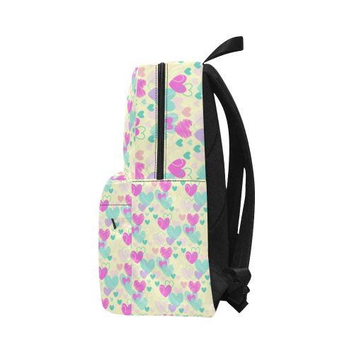 Pink Hearts Unisex Classic Backpack (Model 1673)