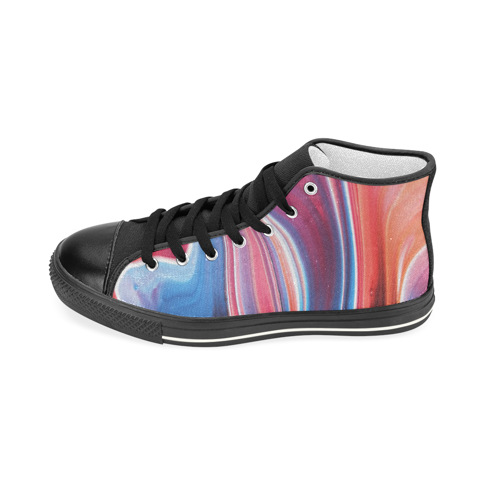 oil_b Women's Classic High Top Canvas Shoes (Model 017)