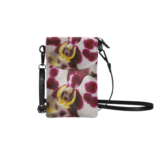 rorschach orchid Small Cell Phone Purse (Model 1711)