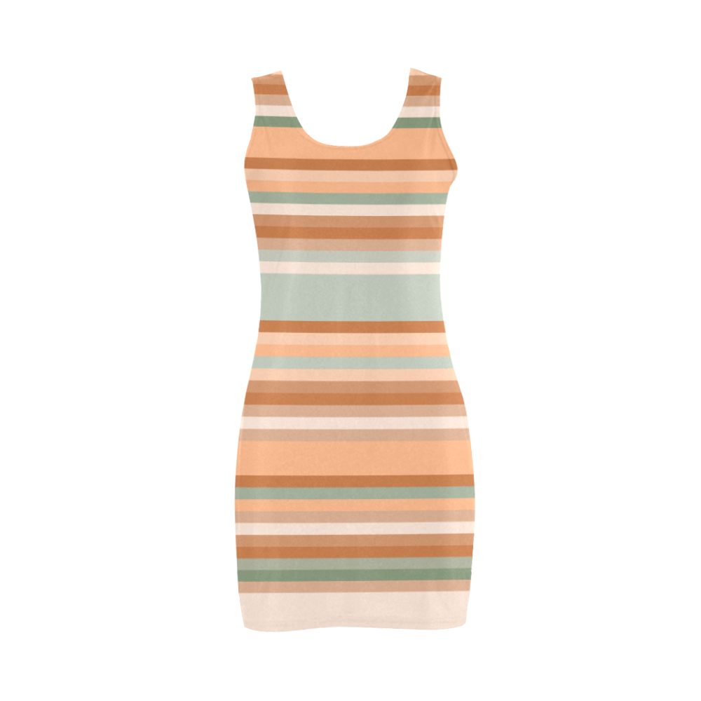 Sherbert Stripes Medea Vest Dress (Model D06)