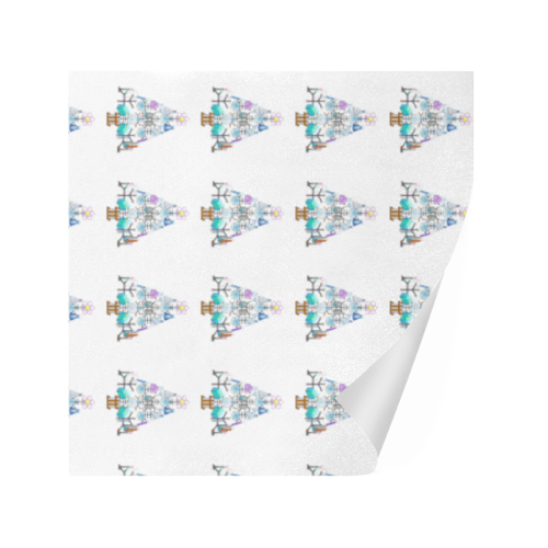 Oh Chemist Tree, Oh Chemistry, Science Christmas Gift Wrapping Paper 58"x 23" (1 Roll)