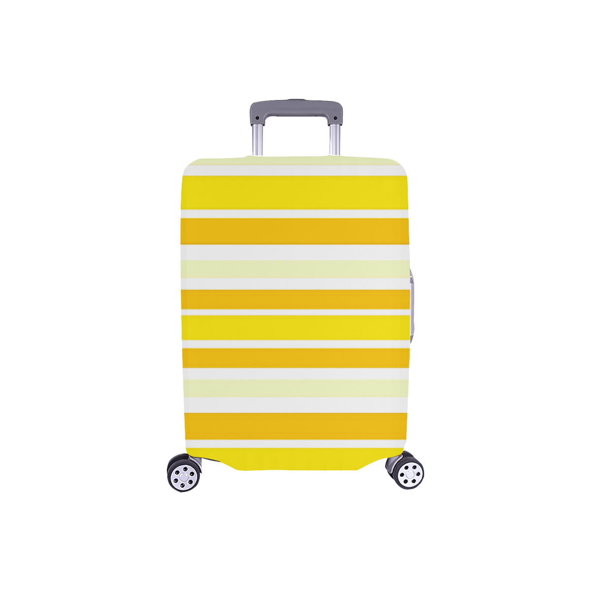 Sunshine Yellow Stripes Luggage Cover/Small 18"-21"