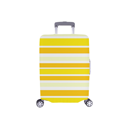 Sunshine Yellow Stripes Luggage Cover/Small 18"-21"