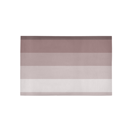 Grey multicolored stripes Area Rug 5'x3'3''