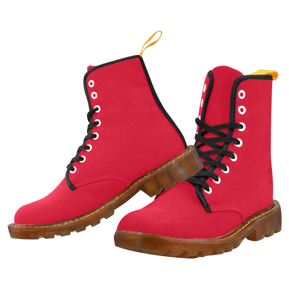 color Spanish red Martin Boots For Women Model 1203H