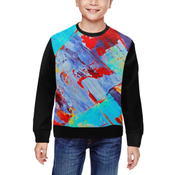 oil_k All Over Print Crewneck Sweatshirt for Kids (Model H29)