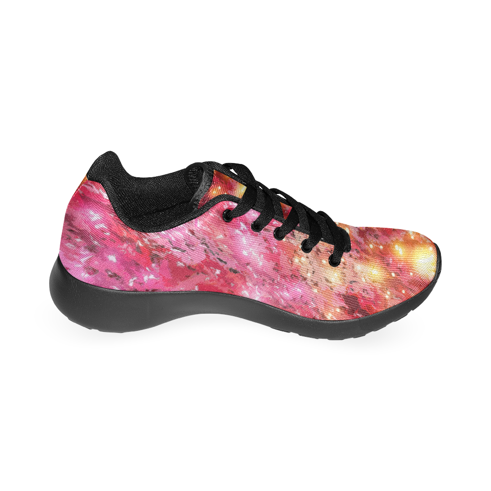 Sparkling Pink by Jera Nour Women's Running Shoes/Large Size (Model 020)